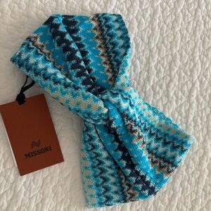 Blue Missoni Headband